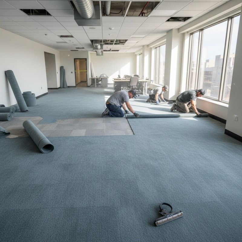 What To Expect During A Commercial Carpet Installation Project